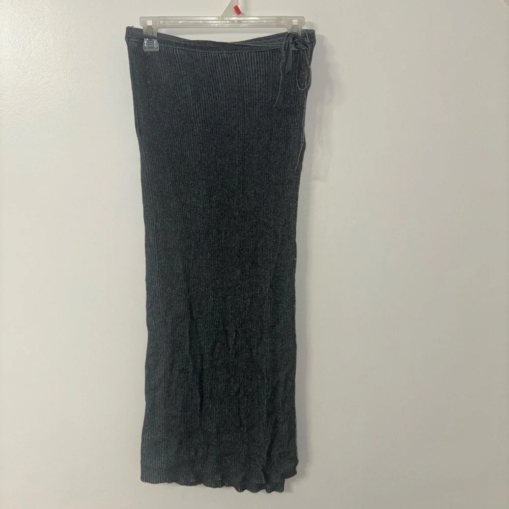 Free People Charcoal Pencil Skirt